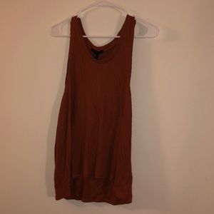 Oversized orange tank